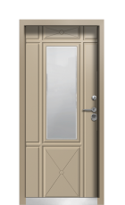 Дверь Termo Ral 1019 Securemme 954 вид внутри