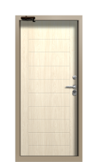 Дверь Termo Ral 1019 Слоновая Кость 572 вид внутри