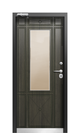 Дверь TermoPlus Ral 9005 Венге 531