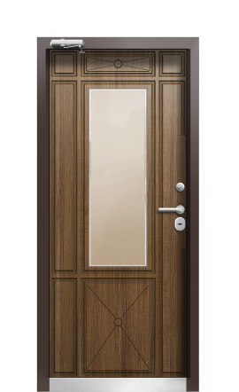 Дверь TermoPlus Ral 8017 Тик 526