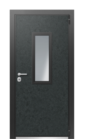 Входная дверь TermoWood Vesuvio Темный мрамор 1112