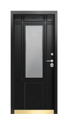 Дверь Termo Ral 9005 Securemme 353 вид внутри