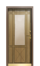 Дверь Termo Ral 9003 Дуб 232 вид внутри