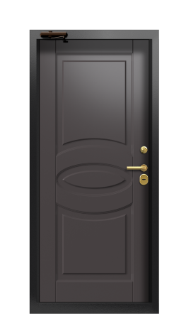 Дверь TermoWood Ral 9005 Венге 560