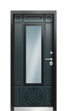 Дверь Termo Ral 9005 Securemme 659 вид внутри