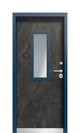 Входная дверь TermoWood Vesuvio Темный мрамор 1112