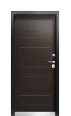 Дверь Termo Ral 3031 Венге 638 вид внутри