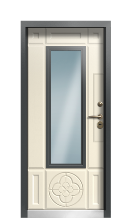 Дверь TermoWood Ral 9005 Пепельный 200