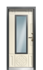 Дверь Termo Ral 9005 Пепельный 200 вид внутри