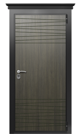 Дверь TermoWood Ral 9005 Венге 564