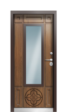 Дверь Termo Ral 5005 Ral 9003 140 вид внутри