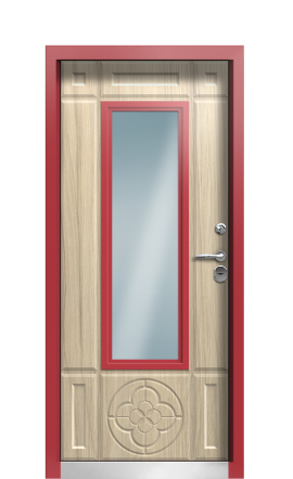 Дверь TermoPlus Ral 3031 Сатиновое Дерево 964