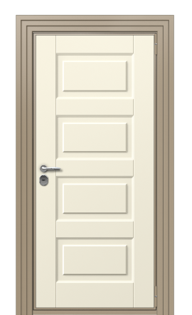 Дверь TermoWood Ral 1019 Слоновая Кость 573