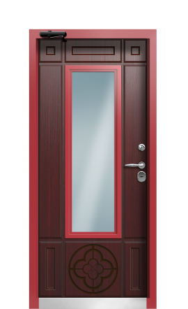 Дверь TermoWood Ral 8017 Грецкий Орех 430