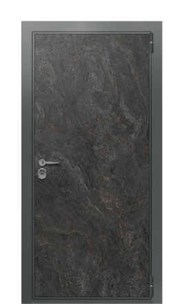 Дверь TermoWood Дверь Terma Белый и Черный Мрамор Ral 7043