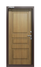 Дверь Termo Ral 8017 Дуб 524 вид внутри