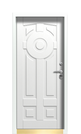 Дверь TermoWood Ral 8025 Ванильный Дуб 302