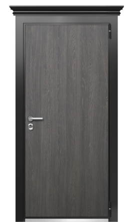 Входная дверь TermoWood Ral 9005 Морадо Чёрный 138