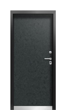 Дверь TermoWood Ral 9005 Серый Кварц 656