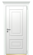 Дверь TermoWood Ral 9003 Милк 426 вид снаружи