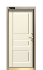 Дверь Termo Ral 8017 Ral 8025 607 вид внутри