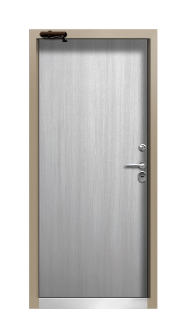 Дверь TermoWood Ral 1019 Лён Сиена 576