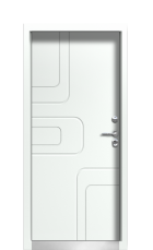 Дверь Termo Ral 9003 Kale 718 вид внутри