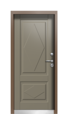 Дверь Termo Ral 7006 Kale 907 вид внутри