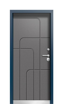 Входная дверь TermoPlus Silver Дымчатое дерево 1052