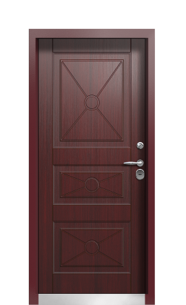 Дверь TermoWood Ral 8025 Тик 23