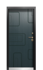 Дверь Termo Ral 9005 Securemme 658 вид внутри