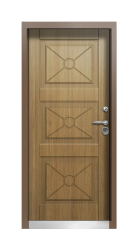 Дверь Termo Ral 8017 Дуб 59 вид внутри