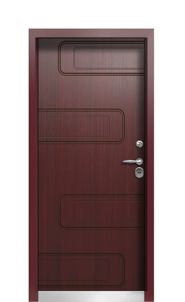 Дверь TermoPlus Ral 6005 Тёмно Красный 127