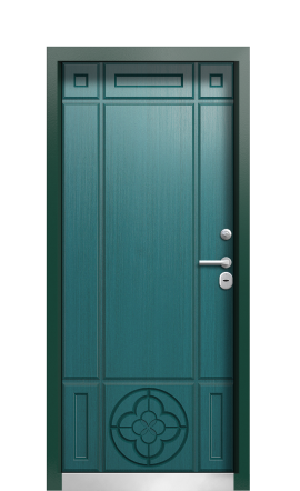 Входная дверь TermoPlus Ral 9005 Морская волна 395