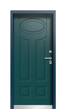 Дверь TermoWood Ral 6005 Зелёное Сукно 651