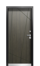 Дверь Termo Ral 8017 Венге 637 вид внутри