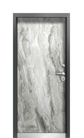 Дверь TermoPlus Ral 3005 Белый Мрамор 61