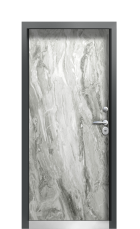 Дверь Termo Ral 3005 Белый Мрамор 61 вид внутри