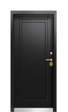 Дверь Termo Ral 9005 Securemme 356 вид внутри