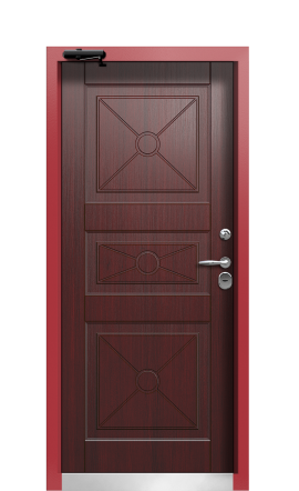 Дверь TermoWood Ral 9005 Венге 443