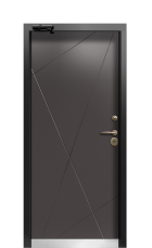 Дверь Termo Ral 7006 Палисандр 49 вид внутри