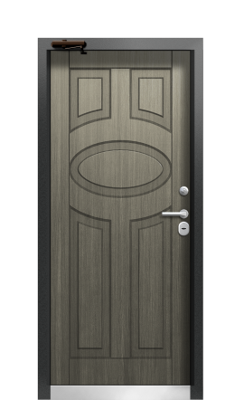 Дверь TermoPlus Silver Серый Кварц 109