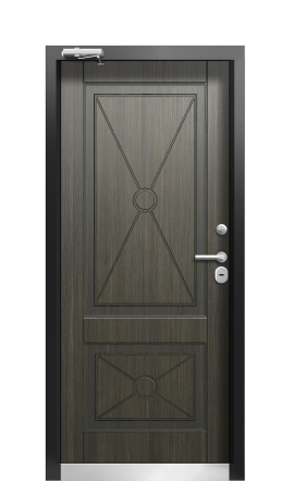 Дверь TermoPlus Ral 9005 Венге 512