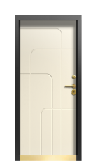 Дверь Termo Ral 9005 Ral 8019 707 вид внутри