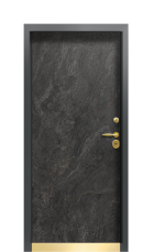 Дверь Termo Ral 3031 Тёмный мрамор 60 вид внутри