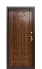 Дверь Termo Tobacco Коньячный дуб 1515 вид внутри