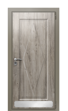 Дверь TermoWood Ral 7006 Арктическая береза 1225