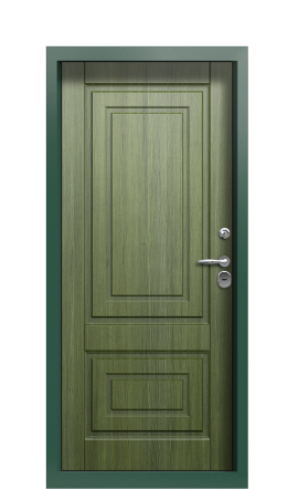 Входная дверь TermoWood Ral 9017 Дуб 238