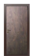 Дверь TermoWood Tobacco Венге бонобо 1097 вид снаружи