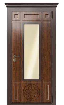 Дверь TermoWood Ral 8017 Грецкий орех 1110